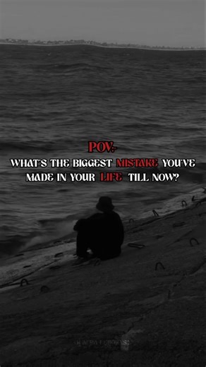 POV:-WHAT'S YOUR BIGGEST MISTAKE?#trending #foryou #sad #viral #explorepage #aesthetic #song #shorts