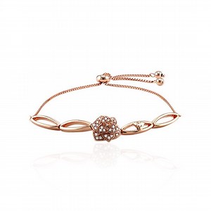 Zilveren armband met een morganiet | bol