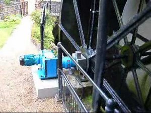Waterwheel power 4kW to grid