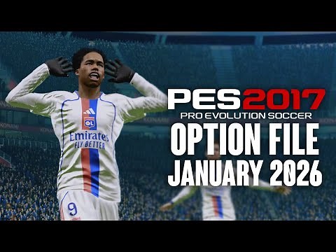 PES 2017 OPTION FILE UPDATE JANUARY 2026 - T99 V19