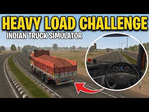 EXTREME Heavy Load Challenge! 🚛 Real Indian Truck Driving Skills