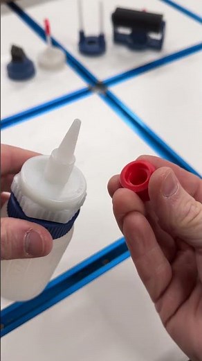The NEW Rockler Easy-Squeeze Silicone Glue Bottle - an effortless squeeze with a no-clog spout!