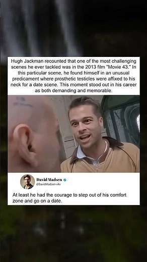 Hardest Scene: Hugh Jackman's Movie 43 Neck Balls