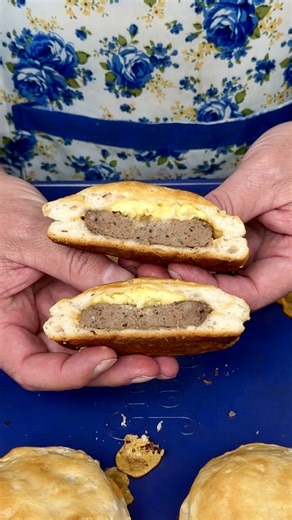 Uncrustable Sausage Egg n Cheese Breakfast Sandwich | Drew Cooks