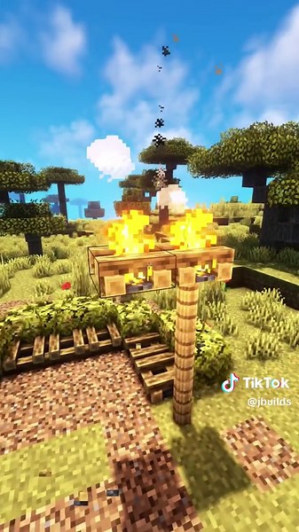 Minecraft Fire Pit Ideas and Designs