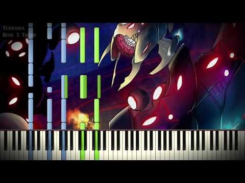 [Synthesia Piano] Terraria - Boss 3 Theme - Solo