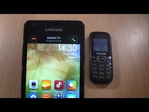Samsung S2 MIUI Incoming call &Samsung 1200M black Outgoing call