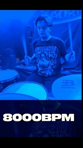fastest drummer I've ever seen live
