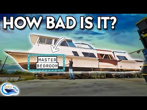 Gutting Master Bedroom. Houseboat Restoration Continues!