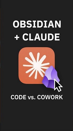 Code vs. Cowork with Obsidian