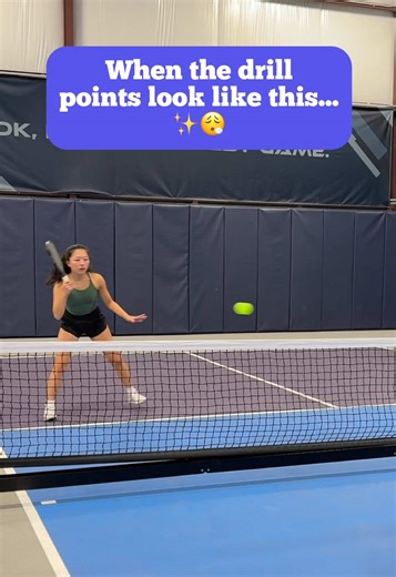 fav drill point from last night!! Hot take (???) the reset is one of the most satisfying shots to hit. It’s typically not a winner, not flashy, but it’s underrated bc it takes so much control and precision and (hopefully) gets you and your partner back in the point! ✨🥒😆 #pickleball #pickleballtiktok #pickleballdrills #womenspickleball
