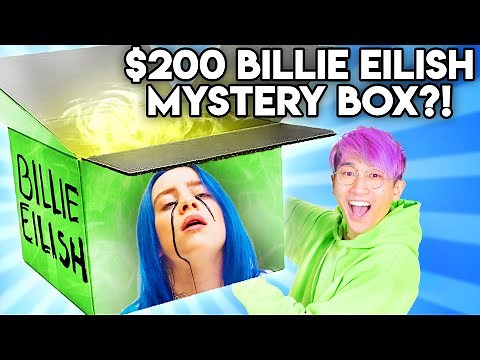 Can You Guess The Price Of This BILLIE EILISH MYSTERY BOX!? (GAME)