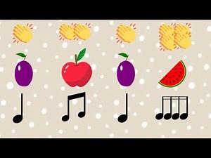 Rhythm Fruits-Clap along .Musical game for kids .