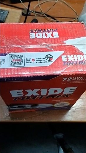 exide battery unboxing #exidebattery #amaron #car
