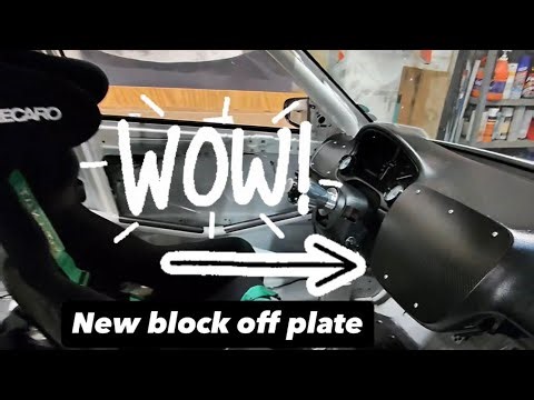 Ek Civic Center console block off plate upgrade