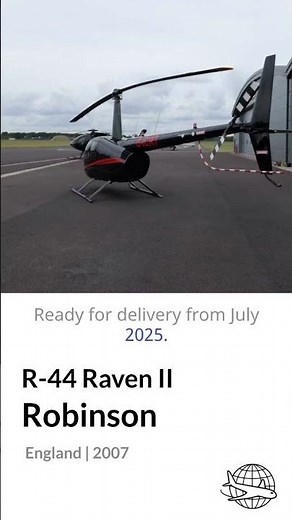 2007 Robinson R44 Raven II G-ICRT For Sale - Immaculate Helicopter!