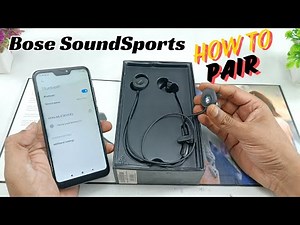 How to Pair BOSE SoundSports wireless Bluetooth earphone