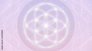 Seed of Life Sacred Geometry Meditation Visualization, Animation, Video