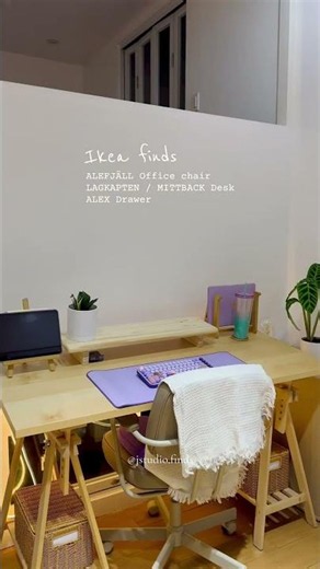 IKEA Desk Setup 🤍 Minimal Workspace Goals | JStudio Finds