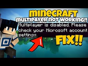 How To Fix Minecraft Multiplayer Not Working | Minecraft Multiplayer is Disabled
