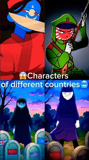 🍿Wow, what a dangerous character, yes...🥶 #countryhumans #countrygirls #compilation