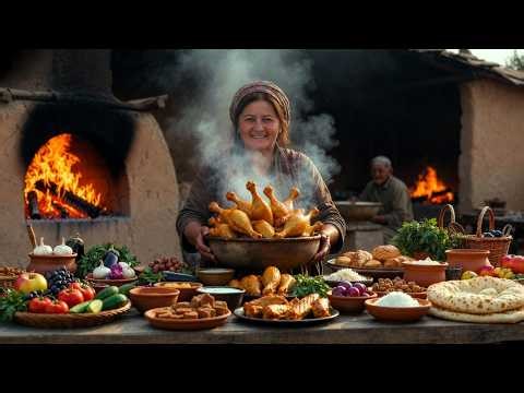 Inside Rural Azerbaijan 🇦🇿 | Harvest Season & Traditional Village Cooking