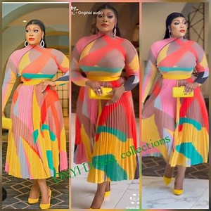 Ladies Fly Skirt And Blouse