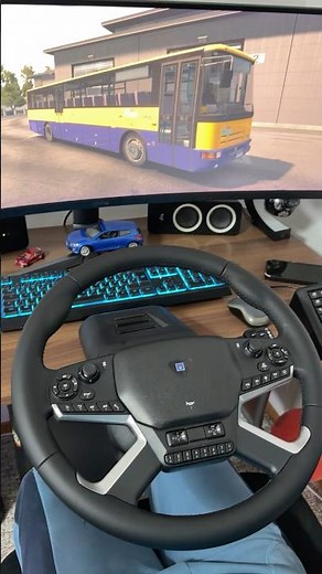 Bus Driving with HORI Force Feedback Wheel | Realistic Simulator Setup