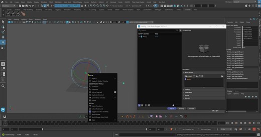 Link Auto-Rigger - Post Script Feature (Maya)