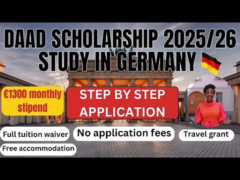 DAAD scholarship step by step application 2025/26 | Study in Germany | Bonn University