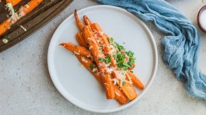 Parmesan Roasted Carrots Recipe - Mashed