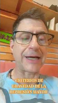 Criteria for detecting the severity of major depression according to DSM 5