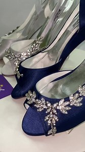 EWA Open Toes Wedge Sling in Navy Blue and Silver ✨✨✨ ️ N38,000  Sizes: 35-42  Can be Ordered in Different Colors. __________ ✨ ORDERS TAKE 4-5 WEEKS FOR PRODUCTION. _____ ✨ WHATSAPP 08188133291 TO PLACE YOUR ORDER ______ ✨ GLOBAL DELIVERY AVAILABLE TO YOUR DOORSTEP #clientsorder #partyguest #bride #wedding #party | Bilque Royale | Facebook