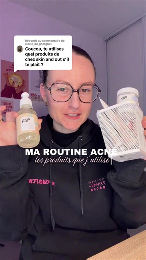 Réponse à @cloclo_du_ghetghet je vous explique ma routine acné @Skin & Out 🎀 ps: vous avez -15% sur toute votre commande : LULUSTUCRUSKIN - d’ailleurs, une eau micellaire de prévue ?? 🩵 #skinandout #routineskincare #acné #acnetips #acneproneskin