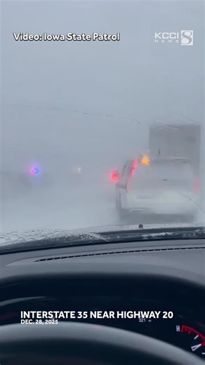14-vehicle crash shuts down Interstate 35 during winter storm