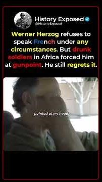 When Werner Herzog Was Forced to Speak French 🔫🇫🇷