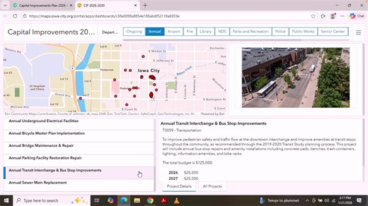 Live stream of the Iowa City City Council Budget Work Session of January 21, 2026. This work session is held for the presentation of the Capital Improvement Projects for the proposed FY2027 budget to the City Council by city department heads. The work session starts at 2 pm. This stream is also available on our website at https://icgov.org/live. | The City of Iowa City Government