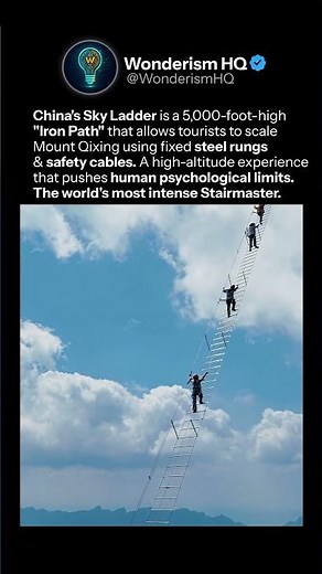 The 5,000-Foot "Stairway to Heaven" in China