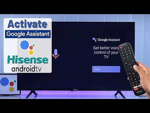 HiSense Smart Android TV: Setup Voice Commands with Built-in Google Assistant! [Use]