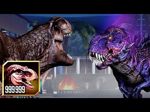 LEVEL 999999 TREX GEN 2 vs OMEGA 09 BOSS (JURASSIC WORLD)