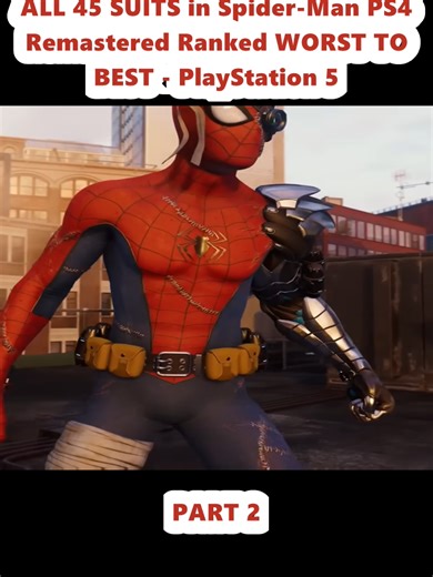 ALL 45 SUITS in Spider-Man PS4 Remastered Ranked WORST TO BEST - PlayStation 5 (2)