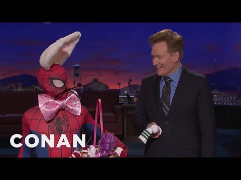 The Spider-Man Easter Bunny Visits CONAN | CONAN on TBS