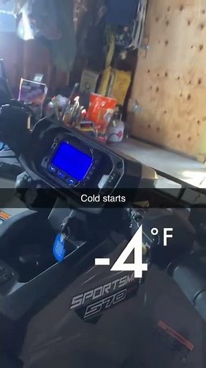 2021 polaris sportsman 570 cold start