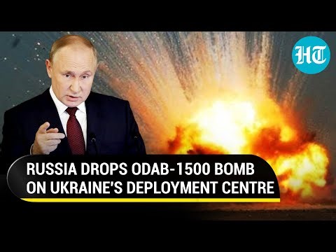 Russia's 'Pinpoint Airstrike Kills' 300 Ukrainian Troops; ODAB-1500 Bomb Decimates Deployment Centre