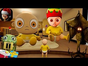 "COOL BAby In Yellow’s GIANT BABY Takes ULTIMATE GIANT MONDAY Scary Moments Gameplay Update!"