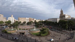 スペイン, カタロニア語, 平方, 人の流れ, 忙しい