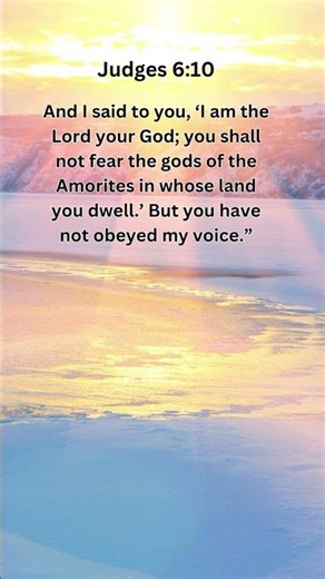 Jesus Saves | Judges 6:10 Daily Bible Verse