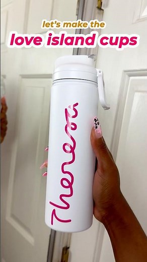 DIY Personalized Love Island Cups 🏝️💖 | Cricut Maker 4 Tutorial