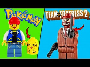 I Made Best Selling Video Games into LEGO Minifigures...