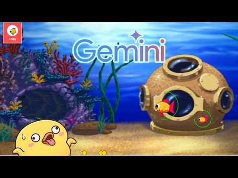 ให้ Gemini สร้างเกมตู้ปลา ใน 1 ชั่วโมง (Insaniquarium Deluxe)